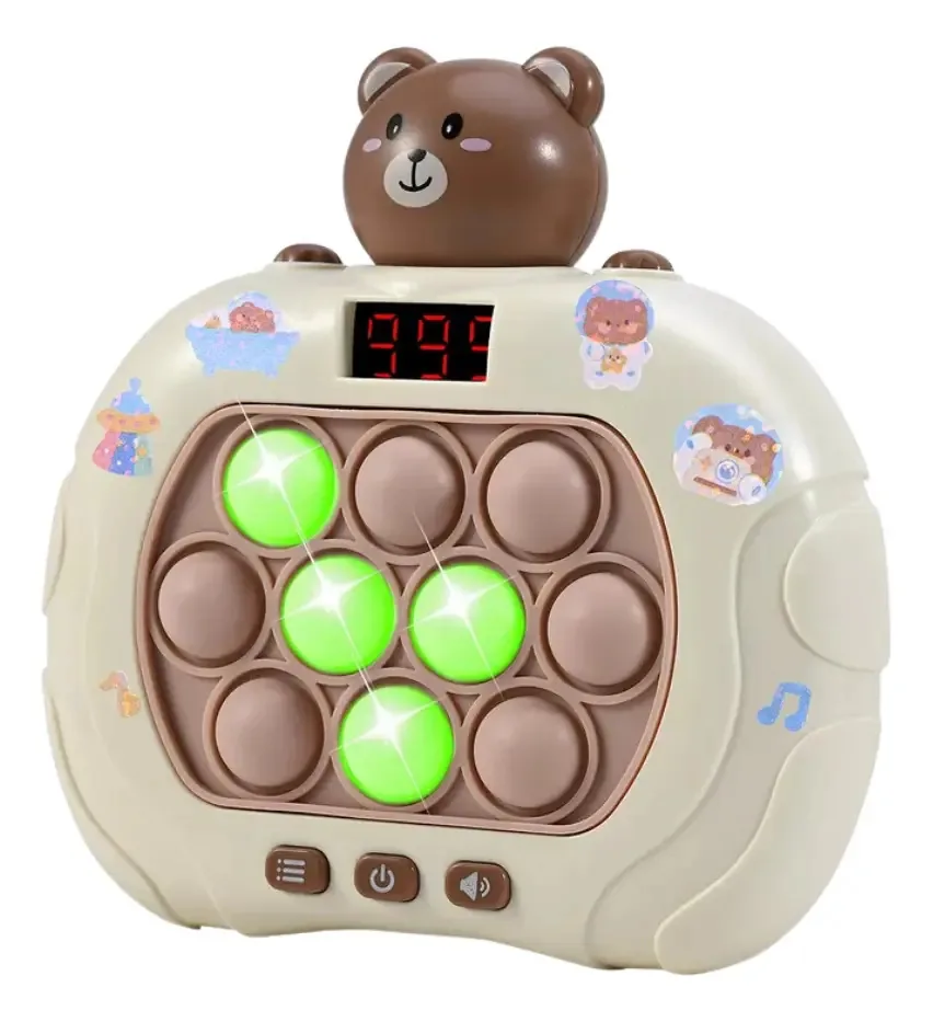 Pop It Electronic com display digital: divertido! Cor: verde