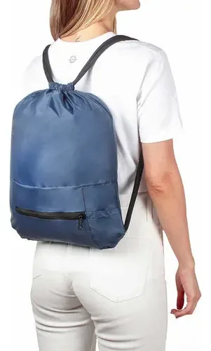 Bolsas urbanas dobráveis em azul escuro Tula