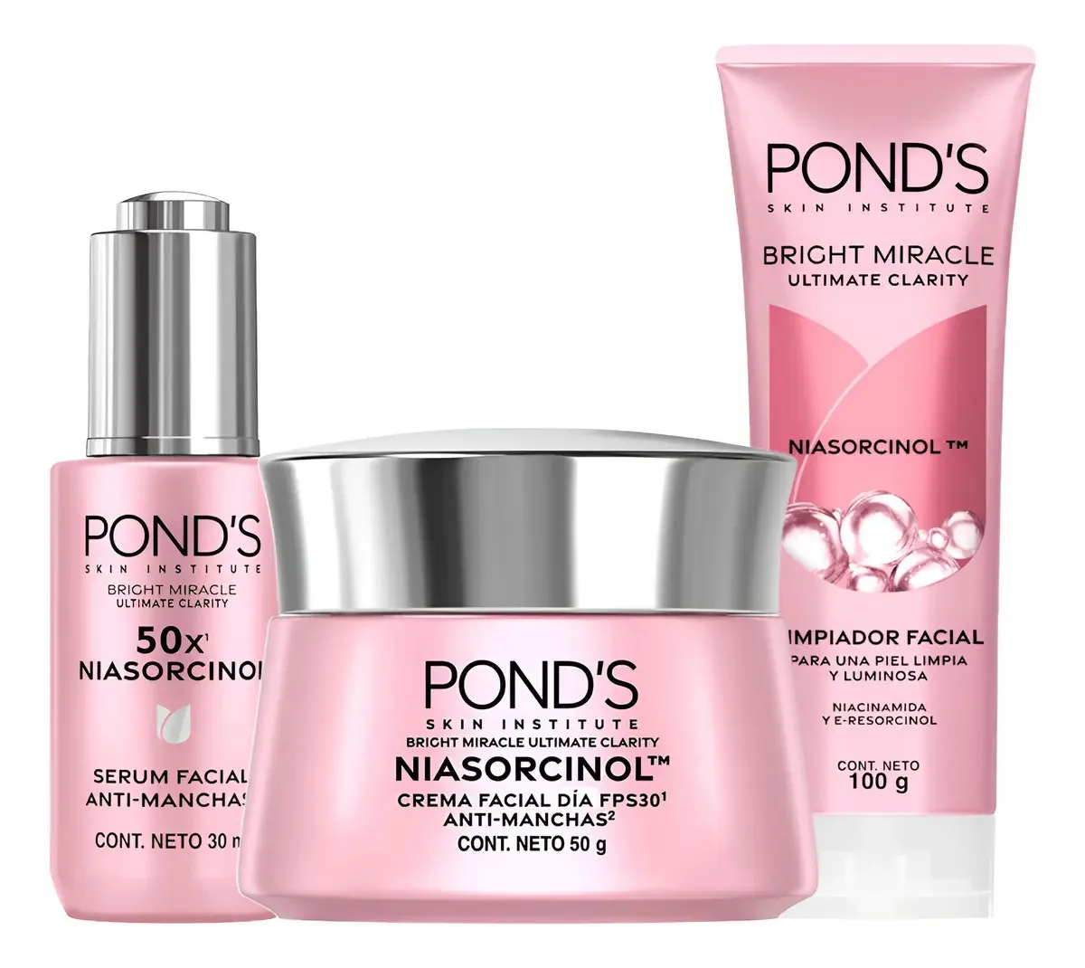 Combo Cuidados Faciais Antimanchas Ponds com Niasorcinol