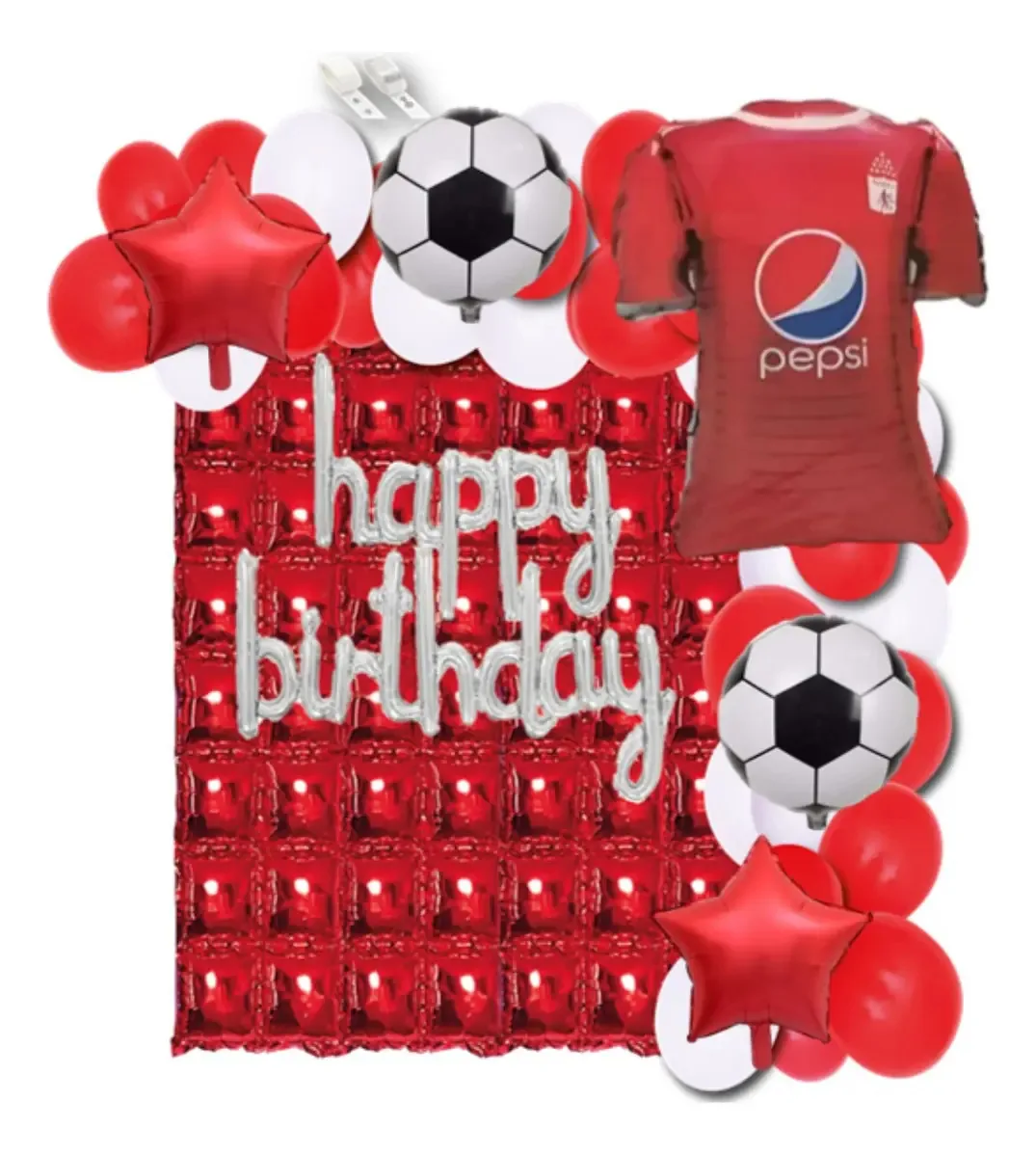 Kit de decoração para festas de 82 peças Jeshua globos desenho América