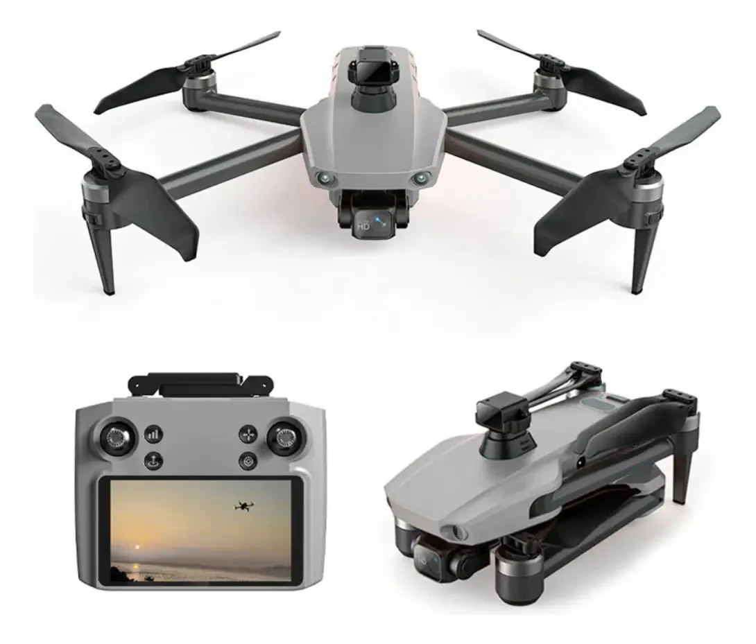 Baterias profissionais para drones Hek Rc K11 Turbo 2, controle de toque, cor cinza