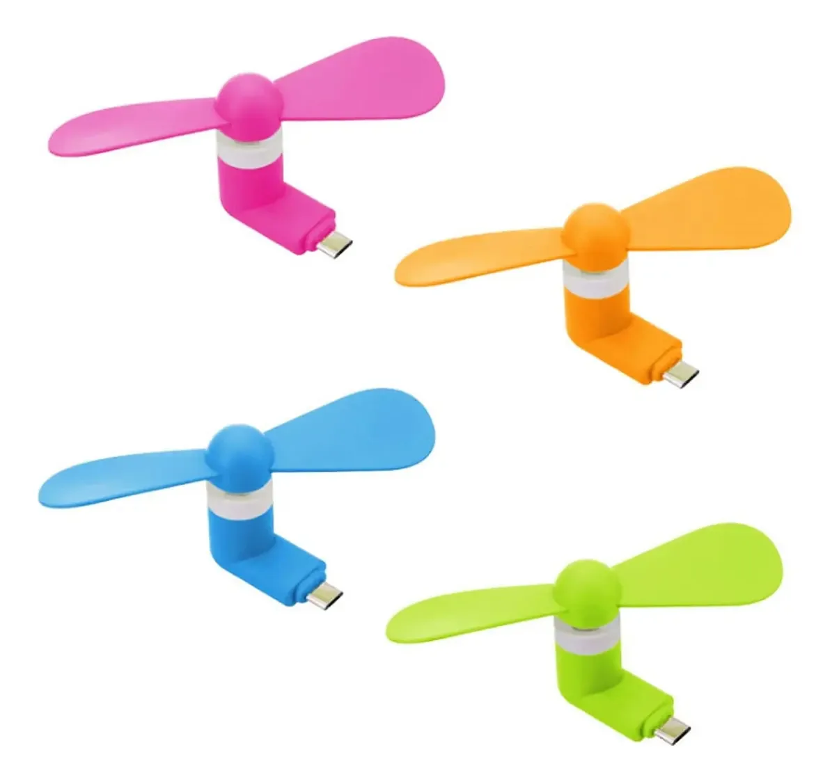 Mini ventilador USB pessoal para telefones celulares Android
