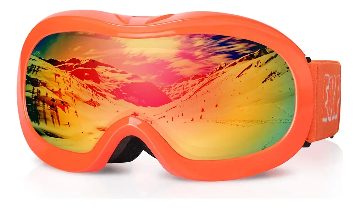 Óculos de esqui infantis, antiembaçantes, para snowboard, com P