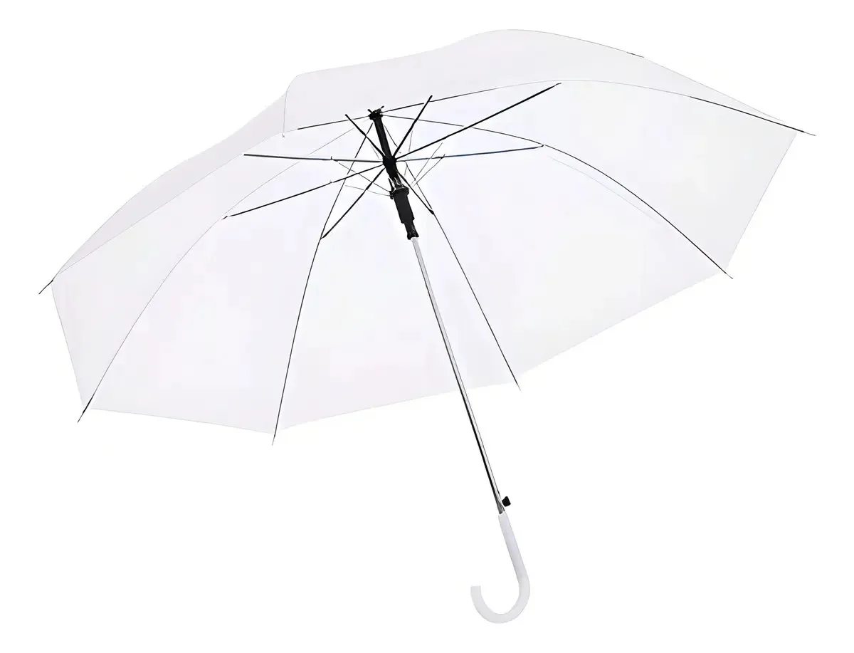 Guarda Chuva Transparente Em Pvc Manual