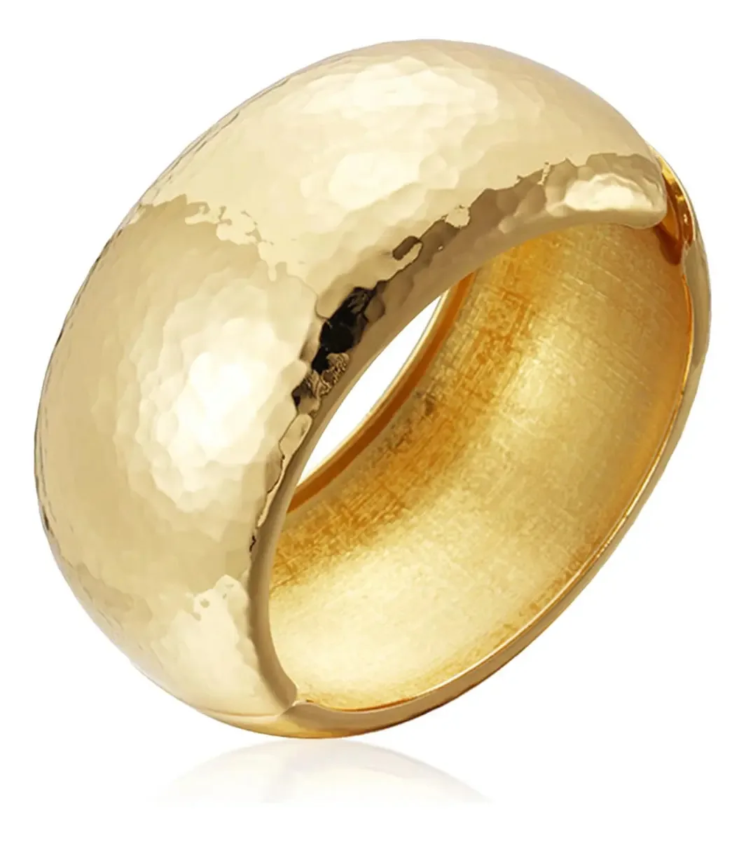 Pulseiras de ouro grosso Ybmycm para mulheres, pulseiras largas e