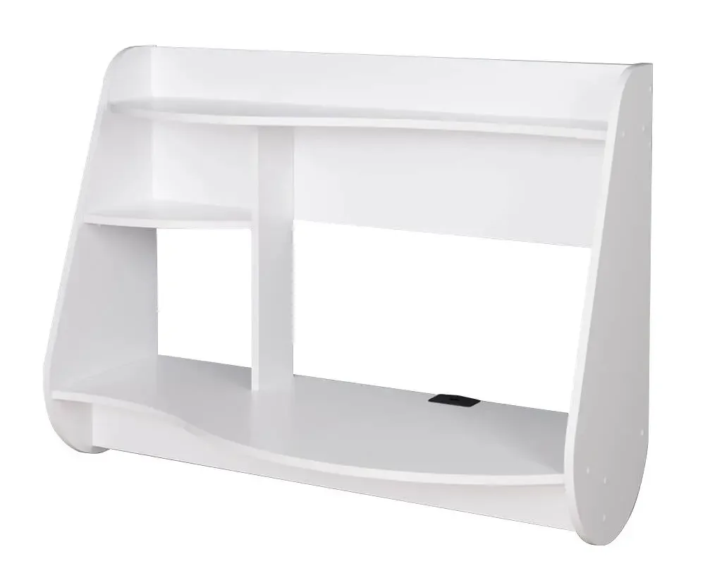 Mesa flutuante Prepac Kurv, branca