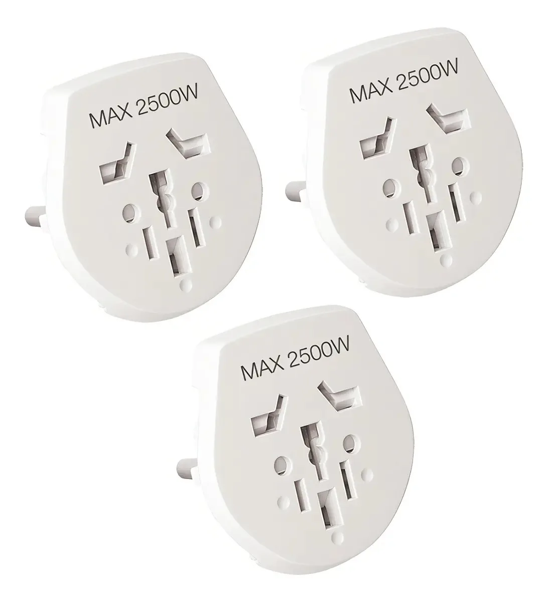 Pacote de adaptador multiformato X3 para Schuko Vivion Fama