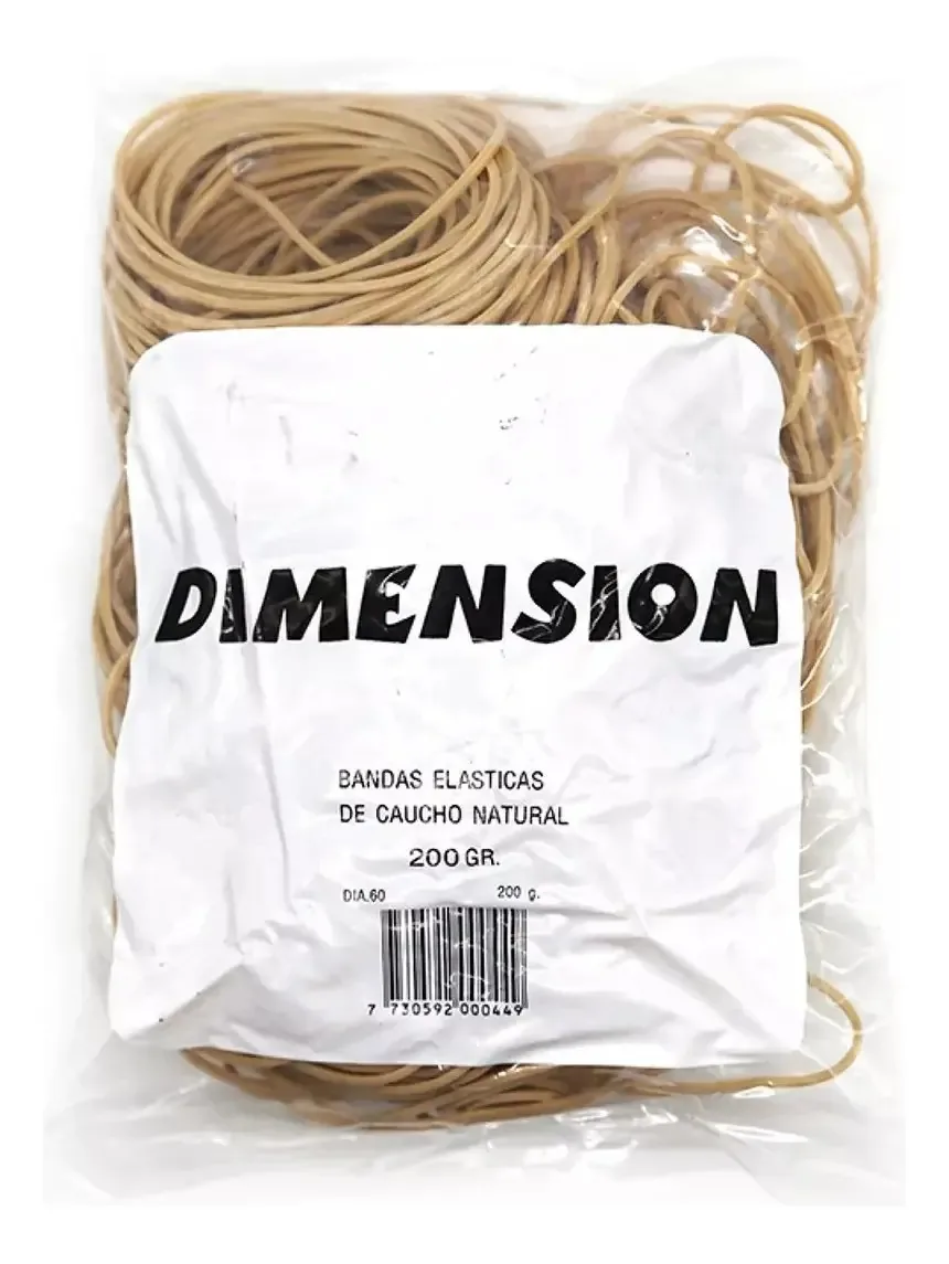 Bolsa de elásticos Dimension 200 Gr