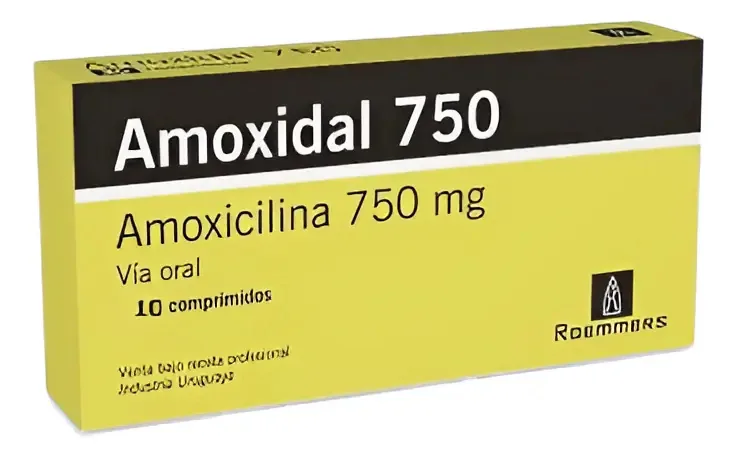 Amoxidal 750 mg x 10 comprimidos