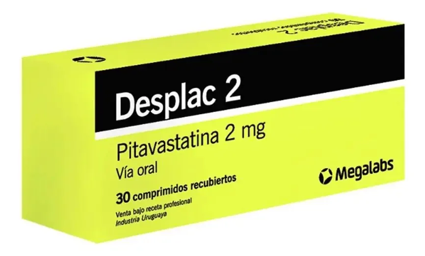 Desplac 2 mg. 30 comprimidos Revestido