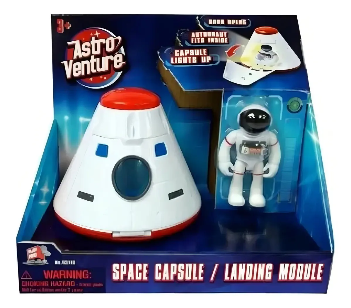 Nave com personagens da Space Capsule