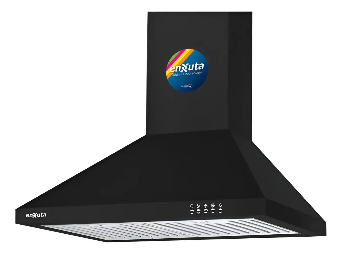 Exaustores de cozinha 60cm Lean Cnxen116 190w 3 Gel Ehogany Color Black
