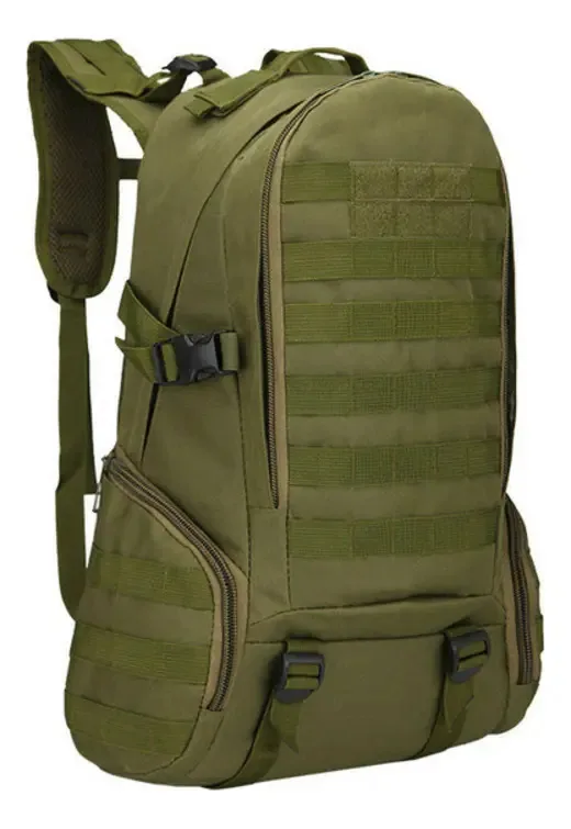 Mochila Tactica 3p 35 litros Molle System Green Bag