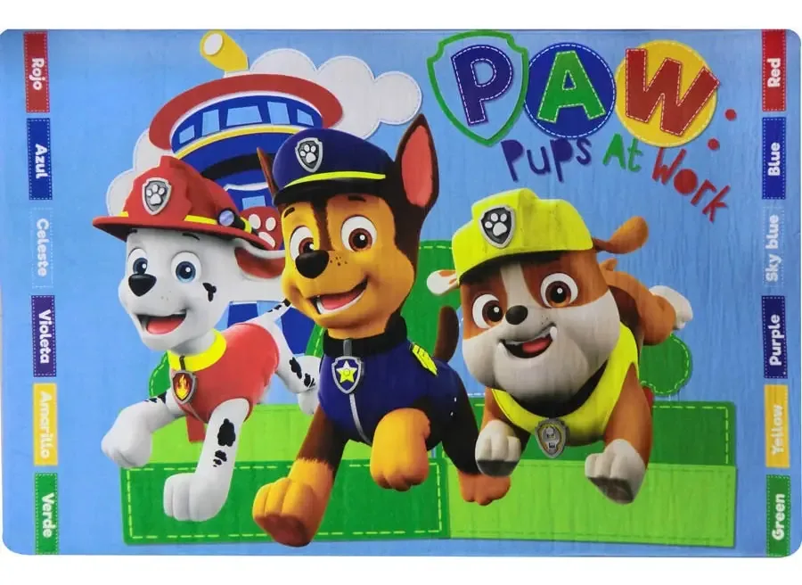 Tapete Infantil Com Memória 127*197 Paw Patrol