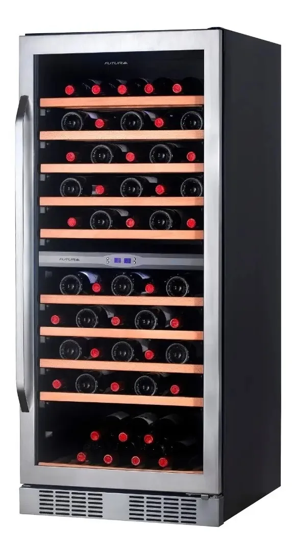 Refrigerador de vinho de aço inoxidável Futura 110 Bottle