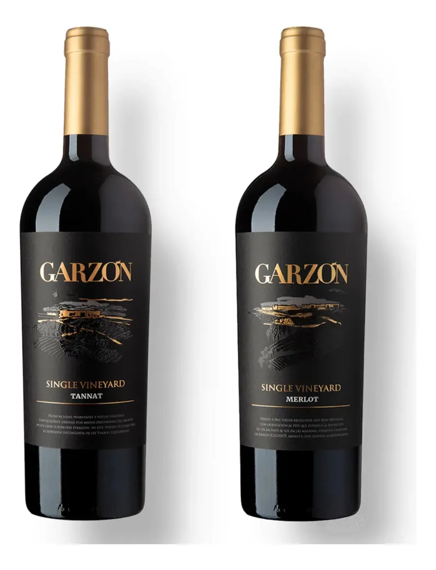 Kit 2 Vinhos Uruguaio Garzón Single Vineyard Tannat E Merlot