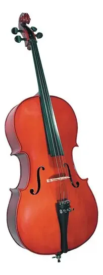 Violoncelo Cervini HC100 4/4 Com Corpo Em Bordo e Tampo De Abeto