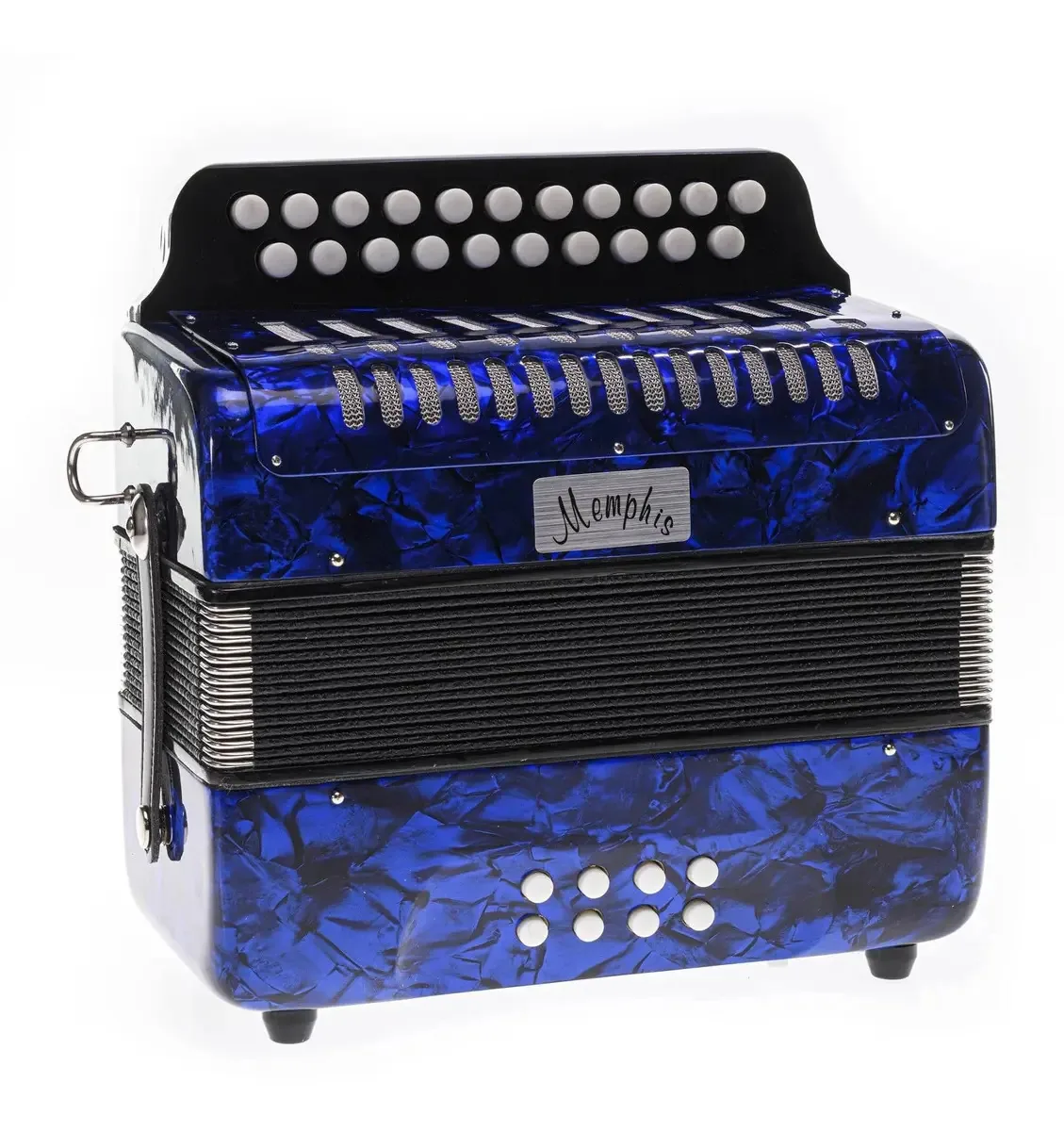 Acordeão Memphis Ft1600 cor azul