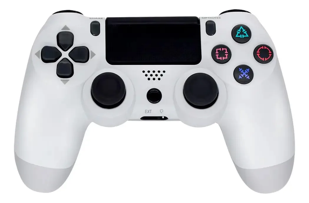 Joystick sem fio Ledstar Ps4 branco