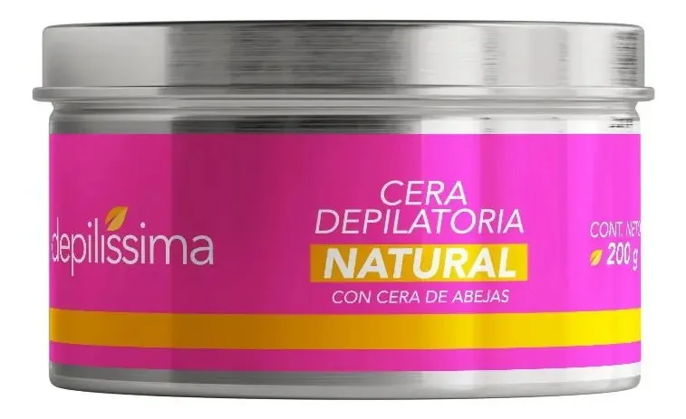 Cera Depilatória Lata Natural Depilíssima 200 Gr