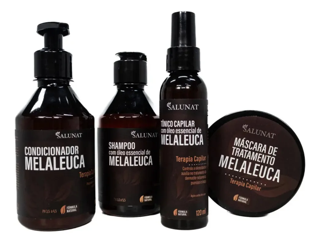 Kit Melaleuca Dermatite E Oleosidade, Com Shampoo 250ml