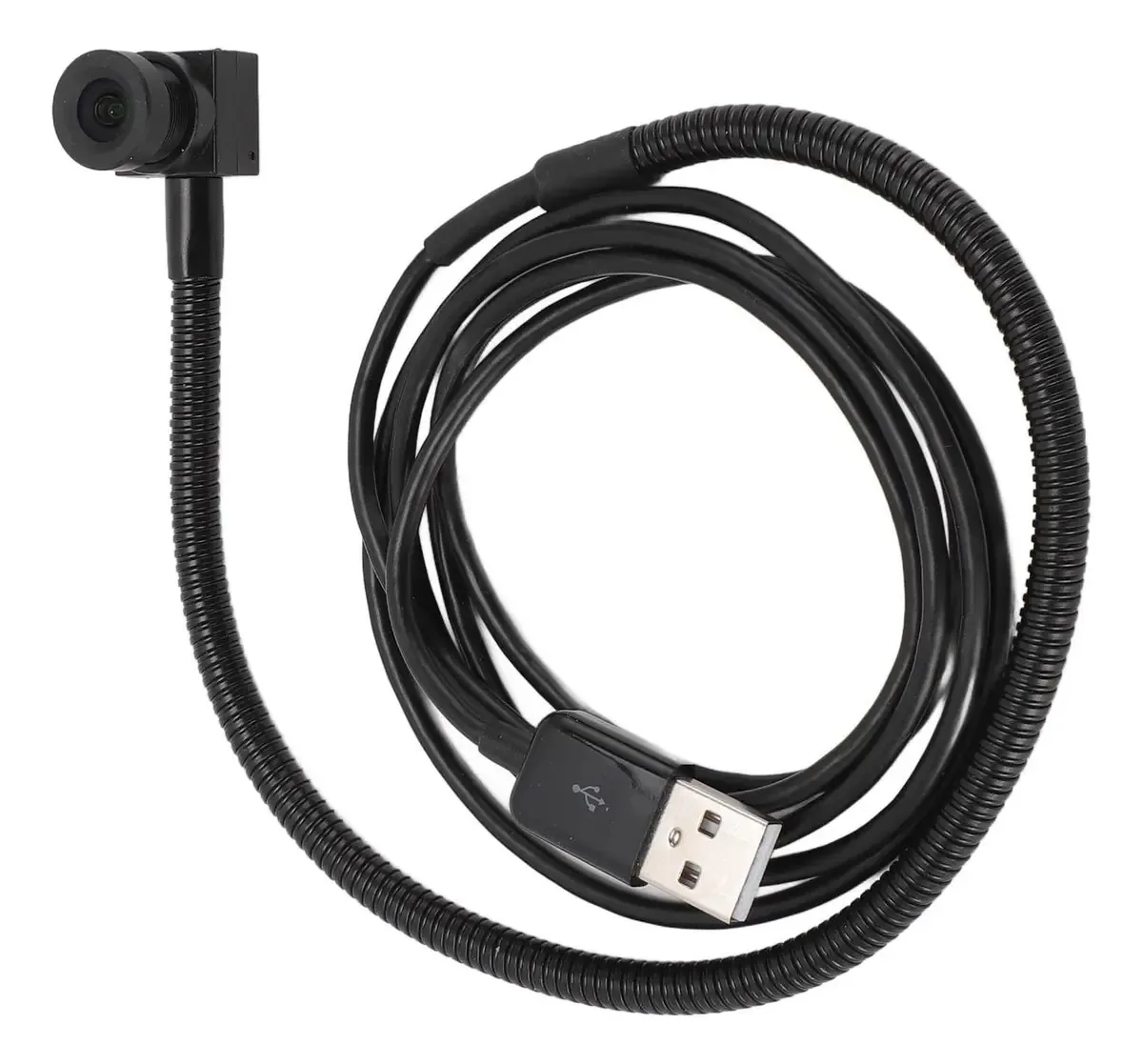 Webcam de tela média Depisuta com câmera central, foco automático olho na câmera, webcam de tela central, webcam USB Plug & Play para videoconferência e streaming