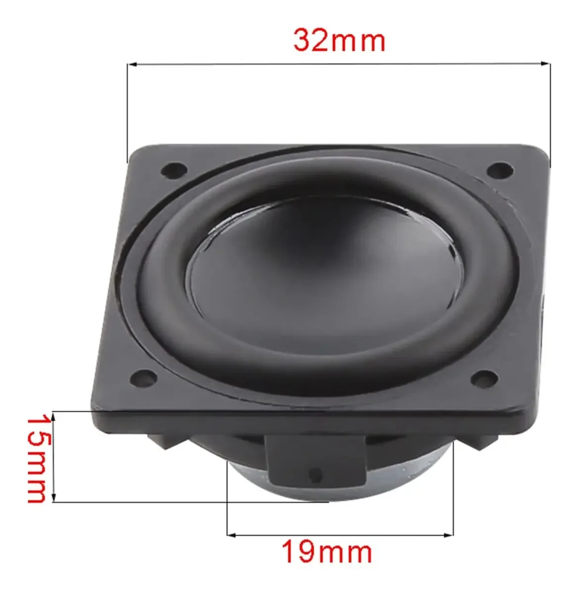 Heybb 4ohm 2w Ce32a-4 Tweeter 1.25 Polegadas Mini Unidade De Alto-falante De Áudio Portátil De Alta Fidelidade Treble Compact Sound Loudspeaker Home Theatre DIY Alto-falante De Estante