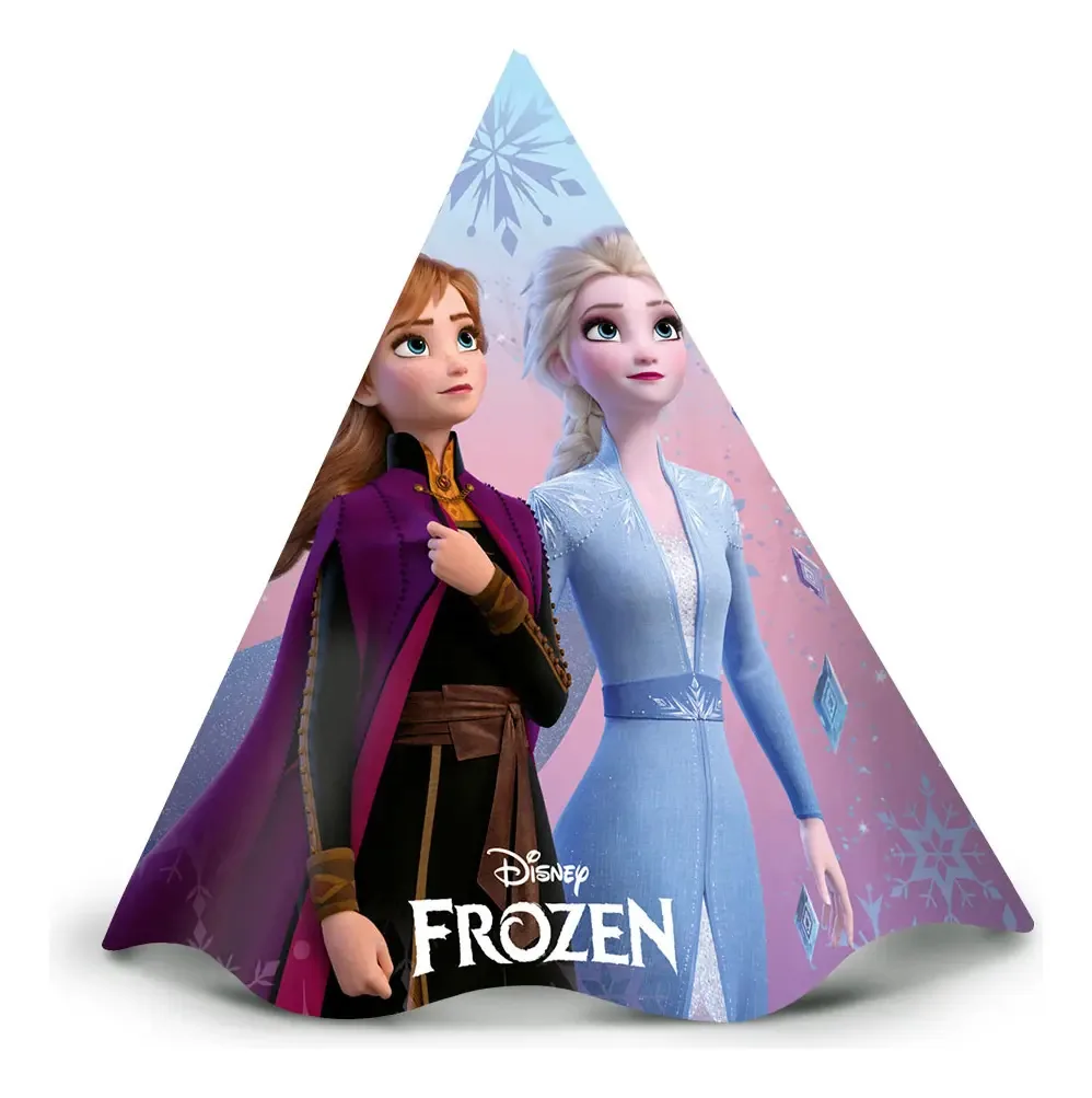 16 Chapéus De Festa Aniversário Frozen