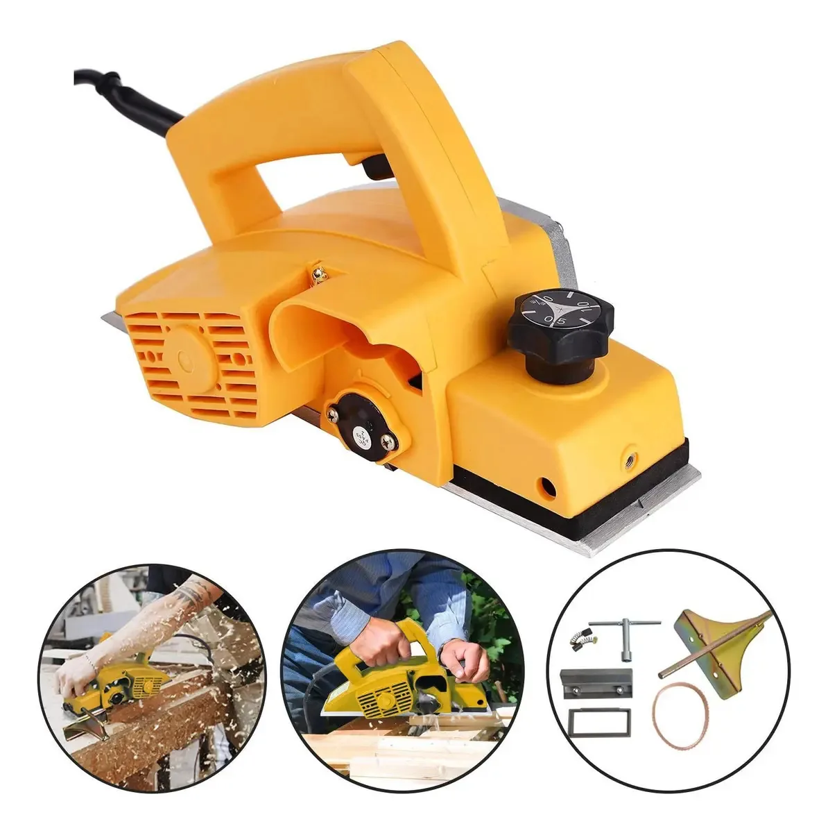 Plaina Elétrica 750w 82mm Desbaste 1mm Profissional