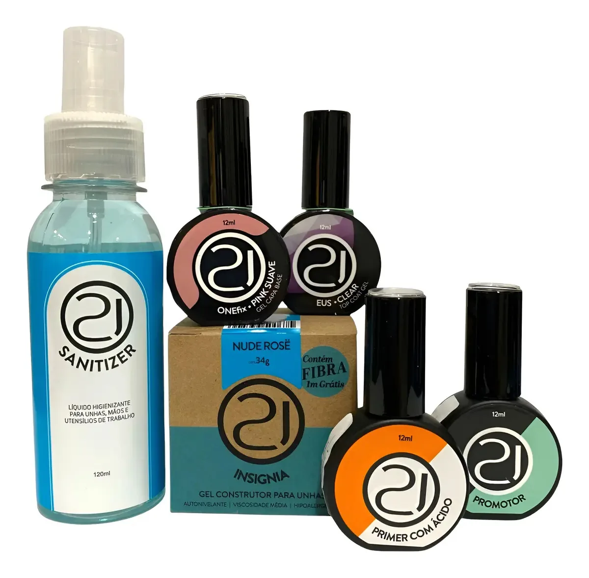 Kit Iniciante Nude Rose Nails 21