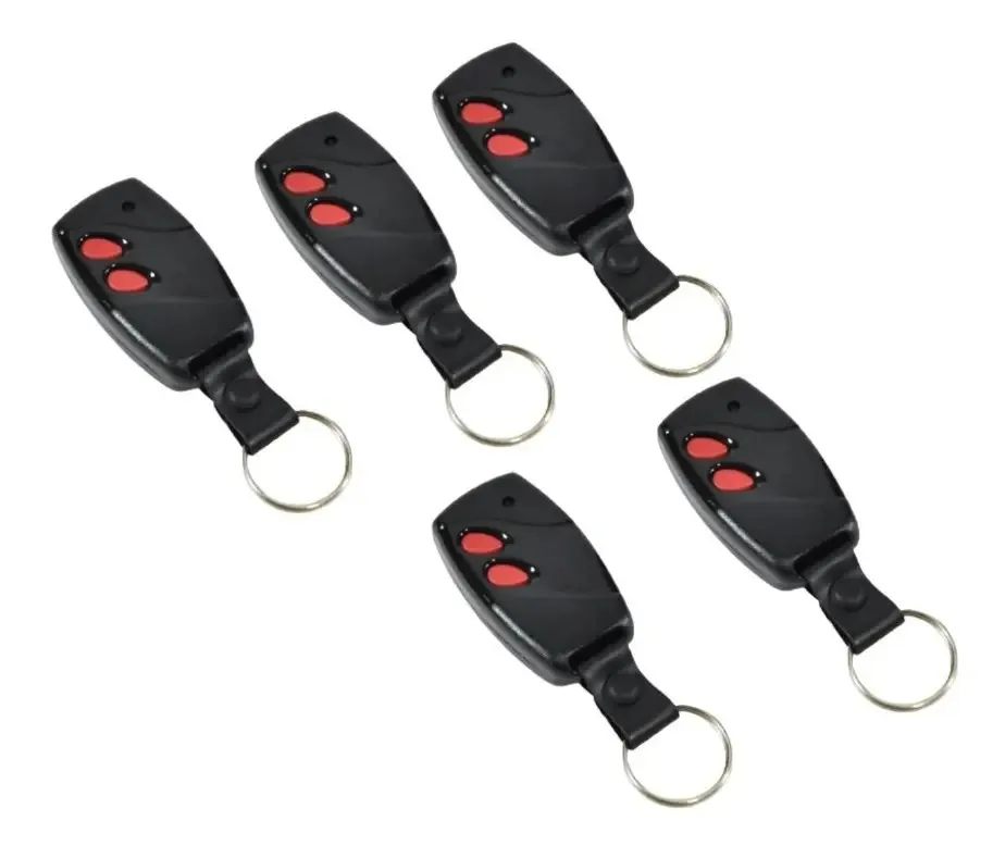 Kit 5 Controles Remoto 2 Botões Hombrus 433mhz Alarme
