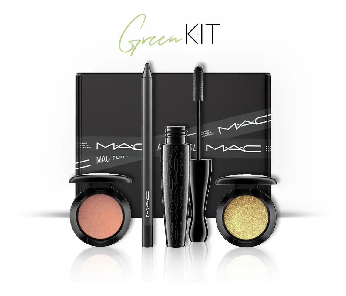 Kit de maquiagem Mac Green