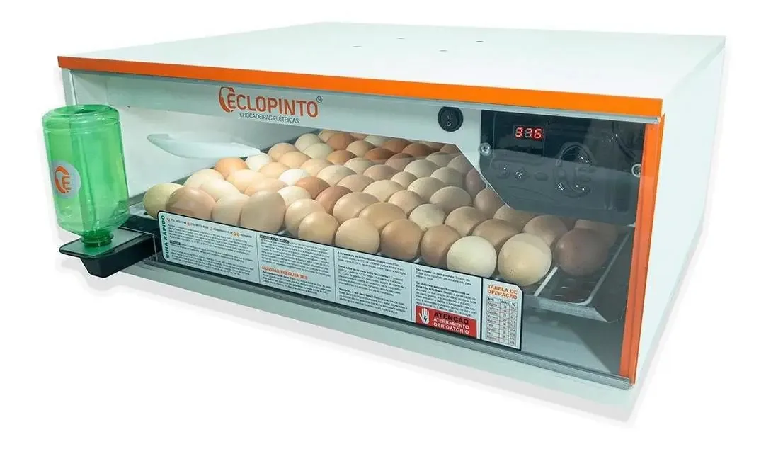 Chocadeira De Ovo Eclopinto 50 Ovos Água Automática