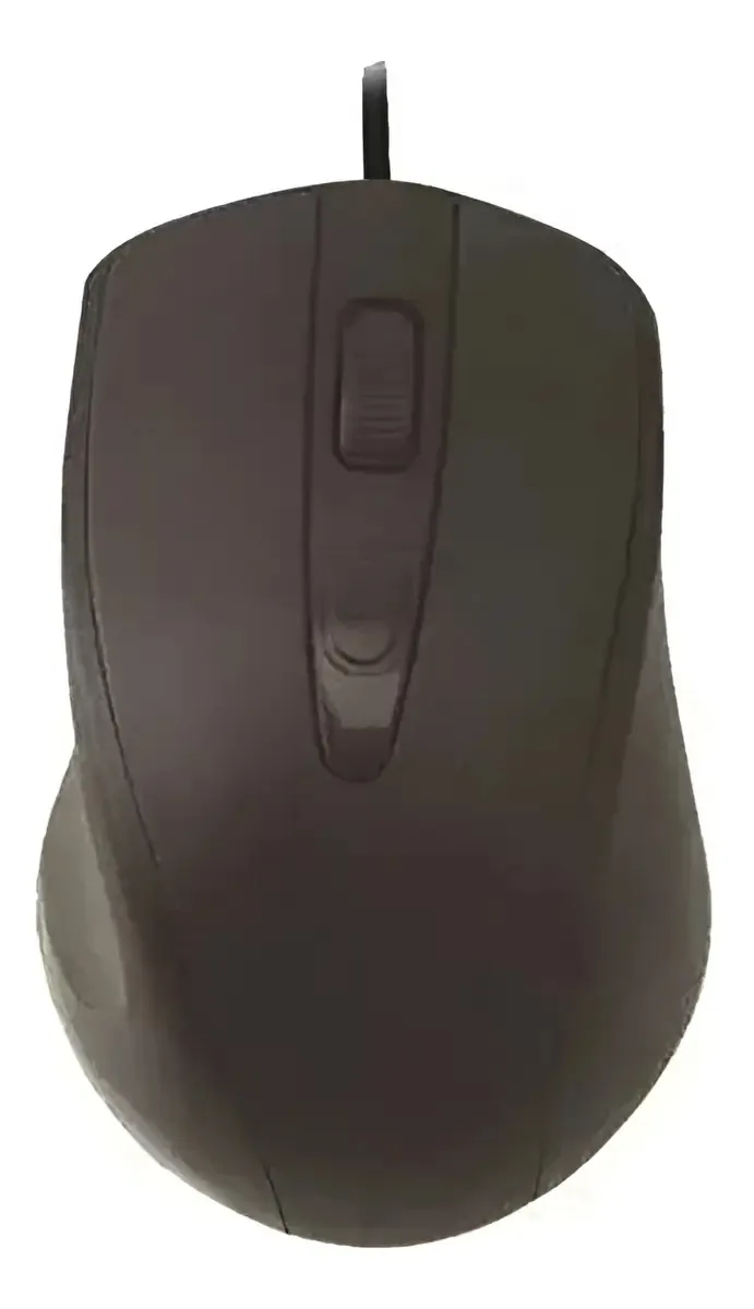 Mouse Optico Com Cabo Usb Preto Precisao E Conforto Para