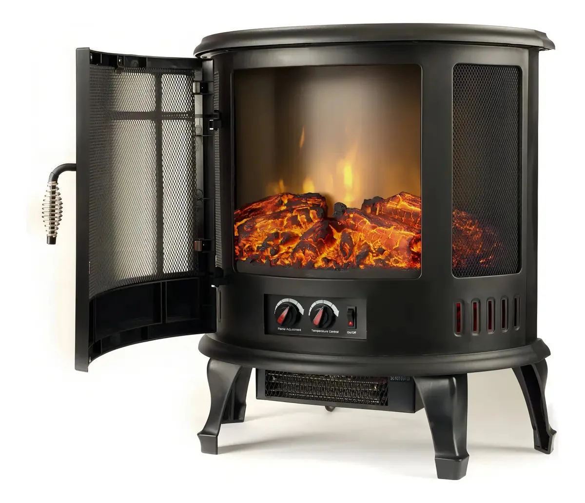 Lareira elétrica portátil Design C de 25 polegadas e 1500 watts
