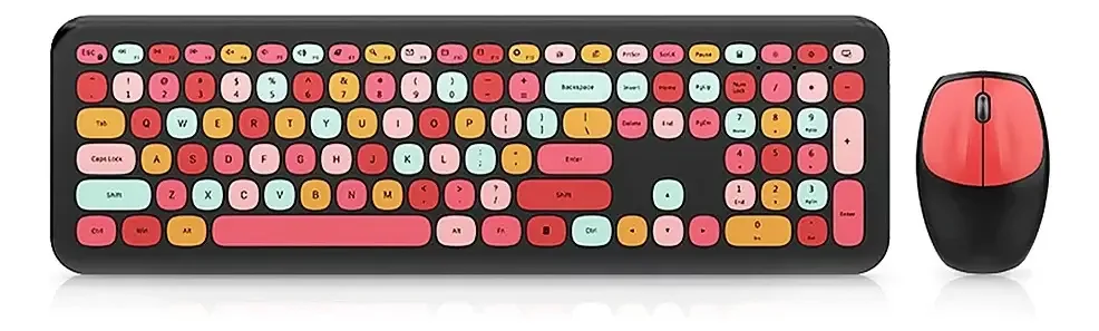 Mouse Combo Moffi 666 Mouse Preto Teclado Preto