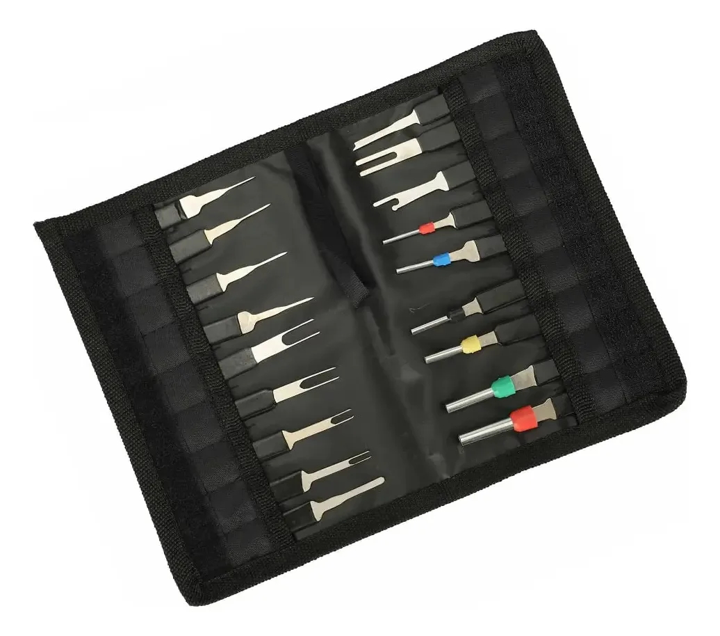 Kit de Extração de Terminais de Alta Dureza Acxico, Conjunto de Ferramentas Extratoras de Terminais de Alta Dureza, Conector de Fios, Ferramenta de Liberação de Pinos para Carro