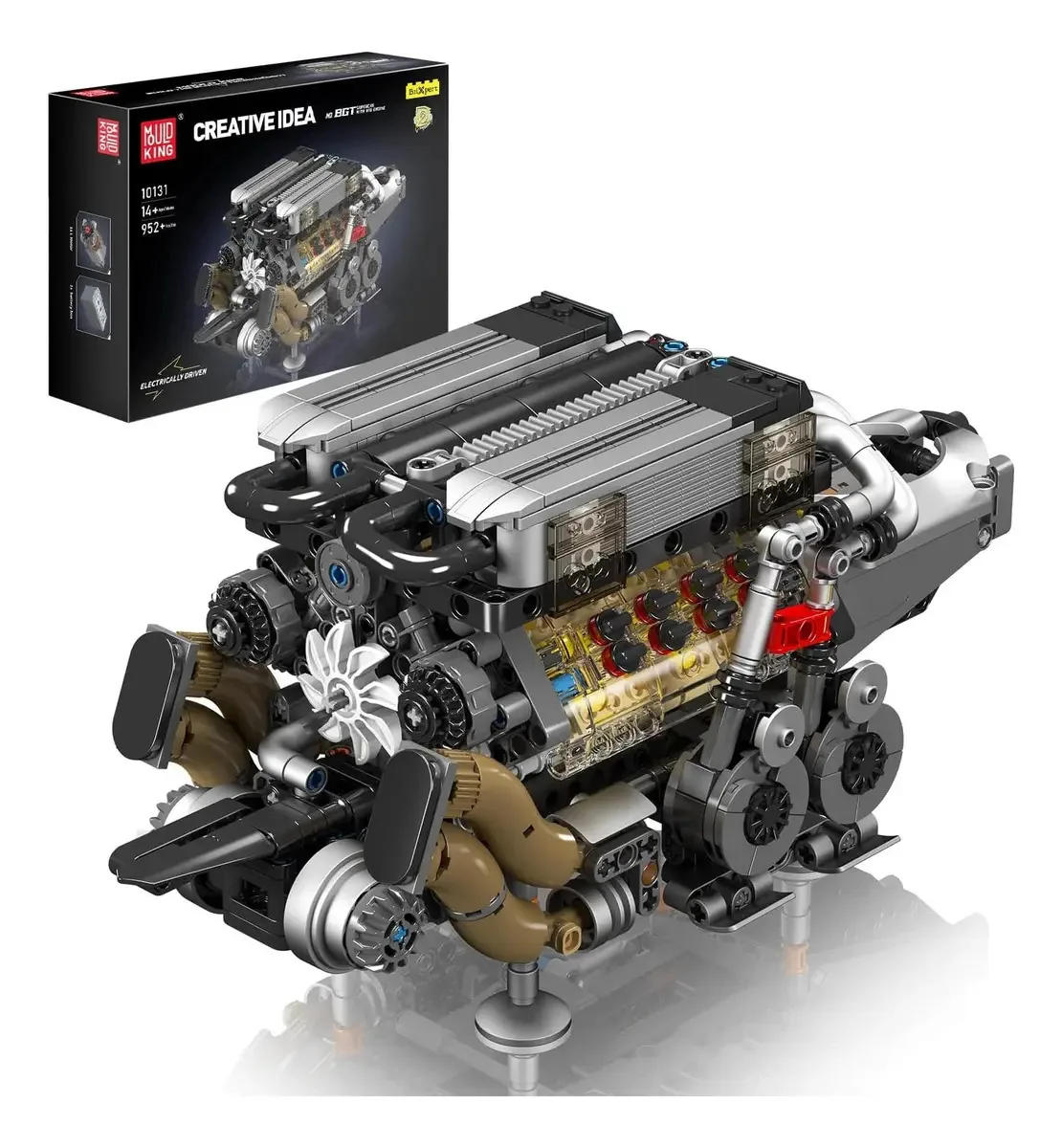Conjuntos De Construção De Brinquedos De Motor Mold King W16