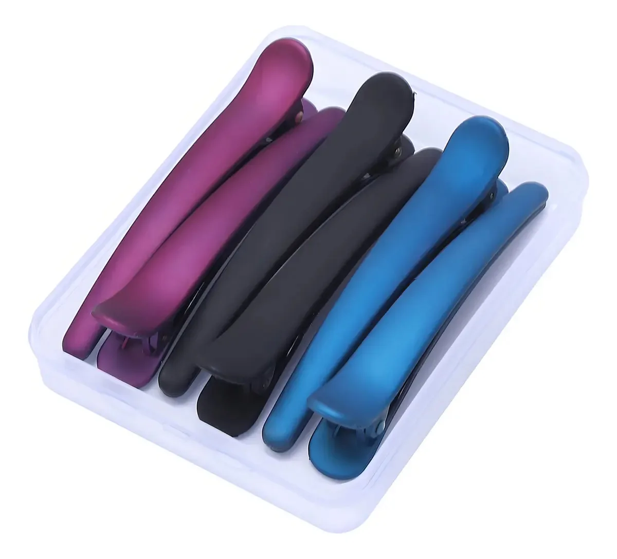 Bombas e grampos de cabelo para modelar e cortar sal