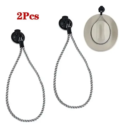2 peças de suportes para chapéus