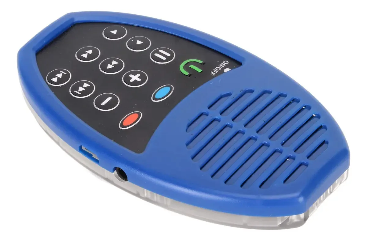 Reprodutor de Som, Leitor de Bíblia Solar, Ponto de Memória Inteligente Criptografado, Leitura de 8 Pastas, Alternância Hifi, Capacidade Integrada de 4g para Uso Diário (azul)