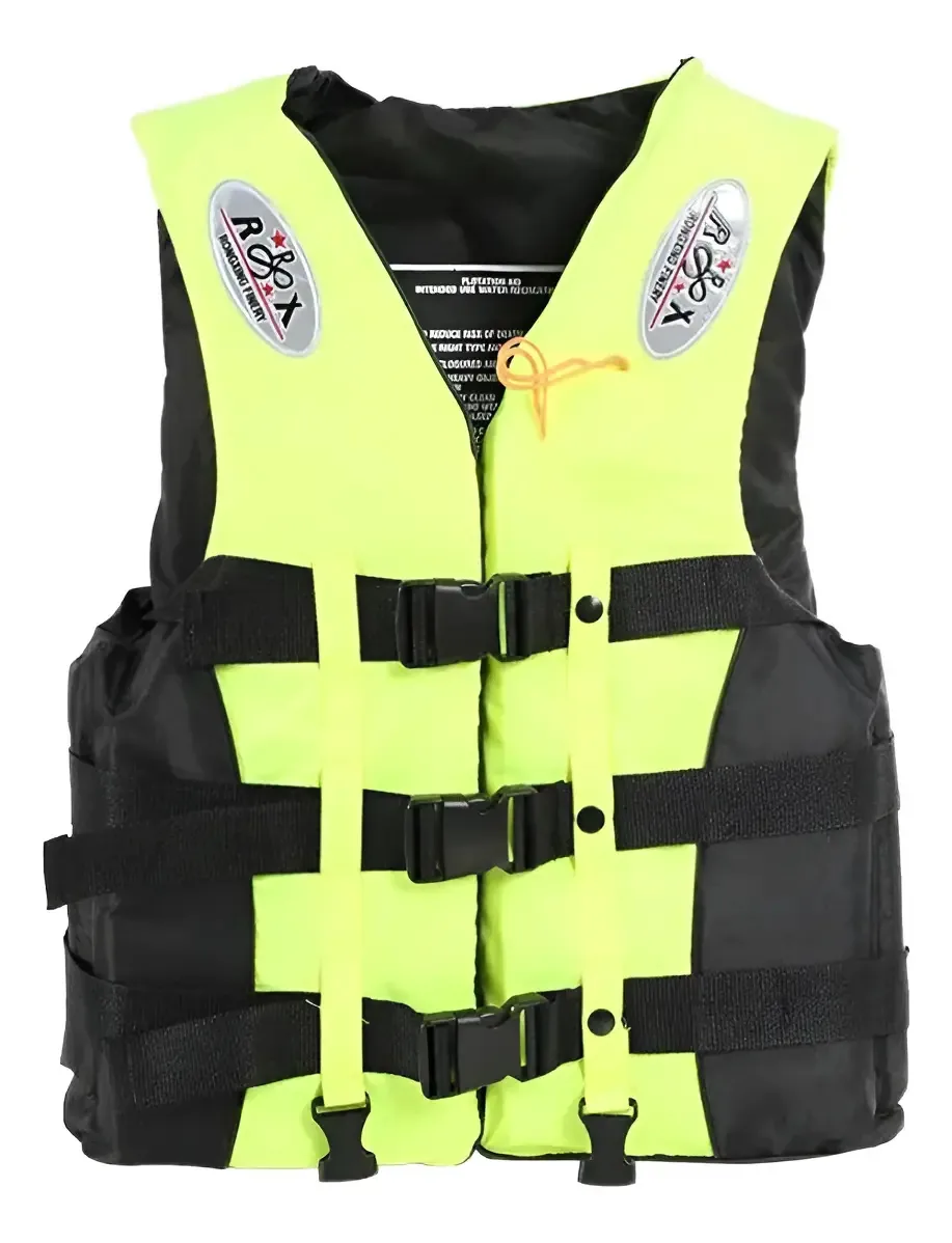 Colete salva-vidas para adultos, colete salva-vidas, colete amarelo tamanho XXXL