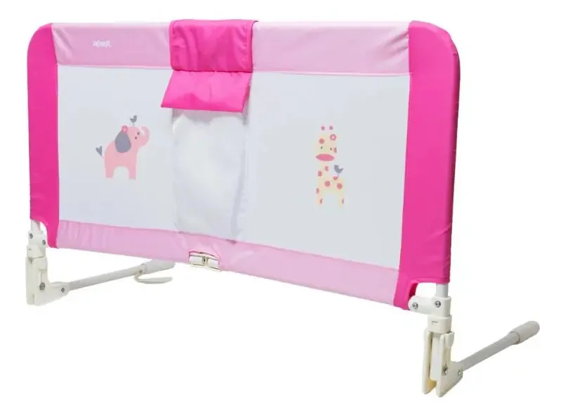 Corrimão de segurança para cama rosa