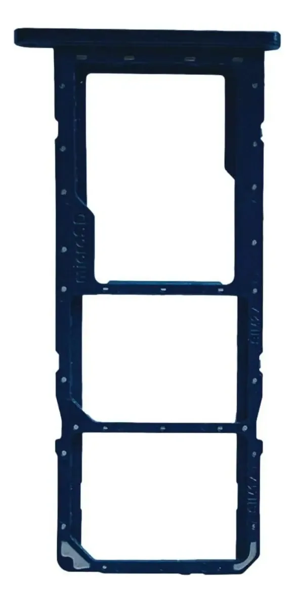 Bandeja Gaveta Chip Sim Card Galaxy A11 / A01 A015 Cor Azul-escuro