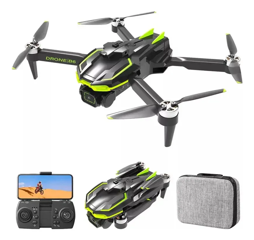 Drone B6 Hd, preto