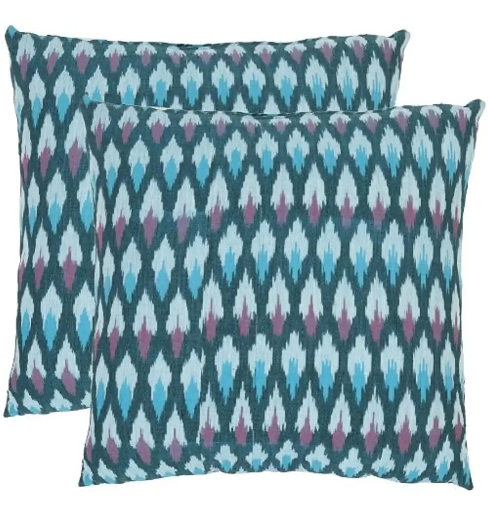 Almofada Safavieh Hawaii Blue Collection Almofada de 18 polegadas