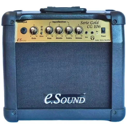 Amplificador Combo Guitarra E-Sound Cg106 Gold Series 20W 3 Canais