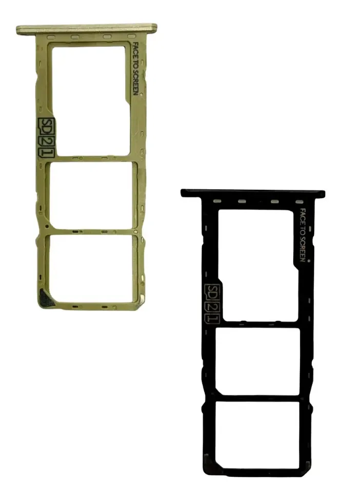 Bandeja Gaveta Chip Sim Card Compatível Moto G7 Play Xt1952 Cor Dourado