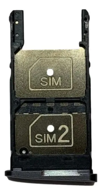 Bandeja Gaveta Chip Sim Card Compatível Moto Z2 Play Xt1710 Cor Preto