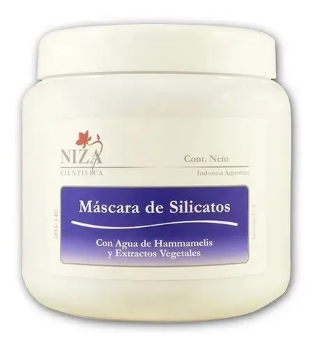 Máscara de silicato Niza Hammamelis para cosmetologia facial X250g